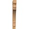 Ekena Millwork Merced Block Rough Sawn Bracket, Western Red Cedar, 4"W x 28"D x 36"H BKT04X28X36MRC05RWR - alternate 4